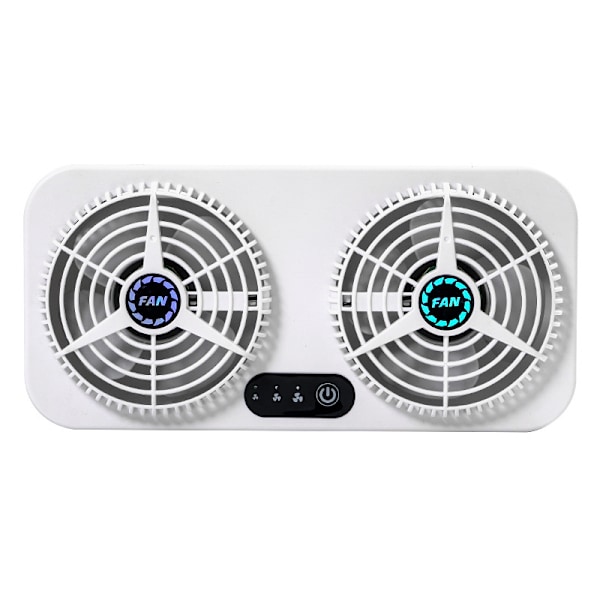 USB dobbelthodet bilutblåsningsvifte Bilkjølevifte Bilutblåsningsvifte Ventilasjon