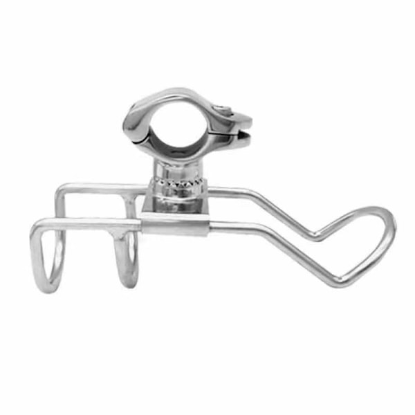 Rustfrit Stål 316 Fiske Stang Holdere Stang Beslag Støtte Klemme på Skinne Montering 32mm Båd Tilbehør