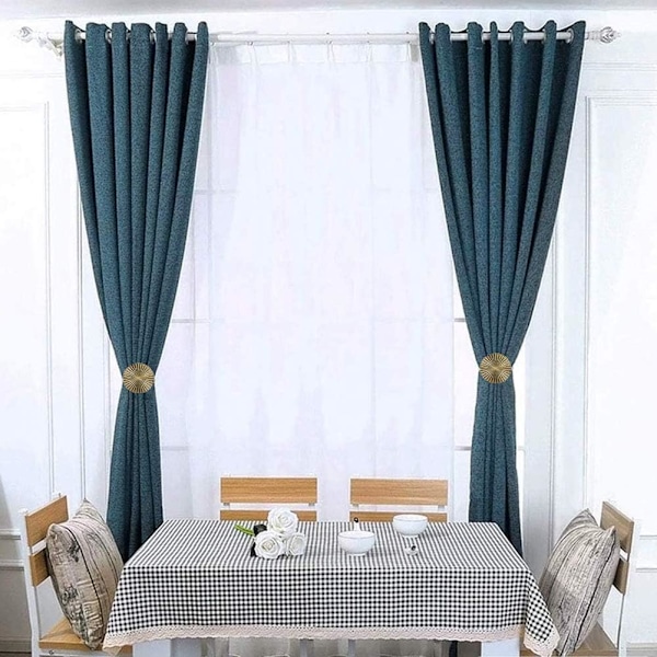Magneettiset verhotangot, 2 kpl magneettiset verhotangot, magneettiset verhotangot, magneettiset verhotangot, pronssi, sopii kodin toimistohotelliin sisäverhojen koristeluun