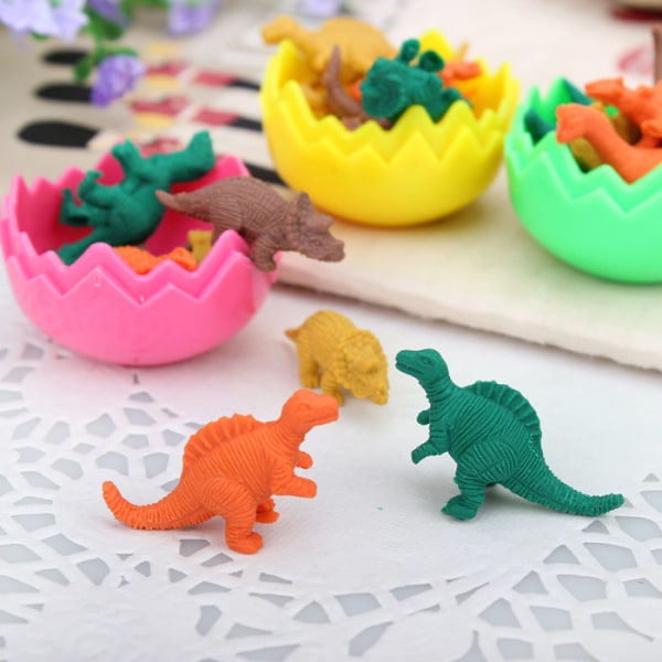 30 kpl dinosauruksen pyyhekumit Bulkki Lasten lyijykynä pyyhekumit Puzzle Pyyhekumit Lelut Mini Nov