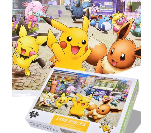 1000 bitars pussel för vuxna, Pikachu 75*50cm