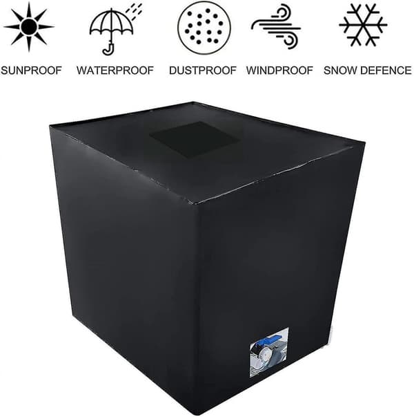 Vattentankskydd, Skydd kompatibelt 1000 L IBC-tank med rektangulär