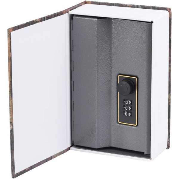 Boka kassaskåp med kombinationslås -Home Dictionary Diversion Metal Safe Lock