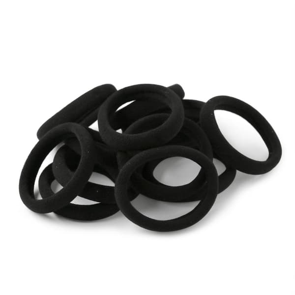60 stk. Nylon Elastiske Hårbånd, Ingen Knekker Elastisk Stoff Stor Strekk