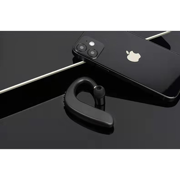 Enkelt øre Bluetooth 5.1 headset ultralet håndfri trådløs hovedtelefon Ea