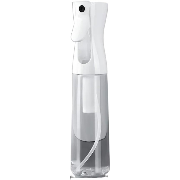Hårsprayflaska, Kontinuerlig Vatten Tom Mister Sprayflaska, Tämj Håret på Morgonen, Hårstilering, Växter 300ml Tomma Sprayflaskor - Transparent