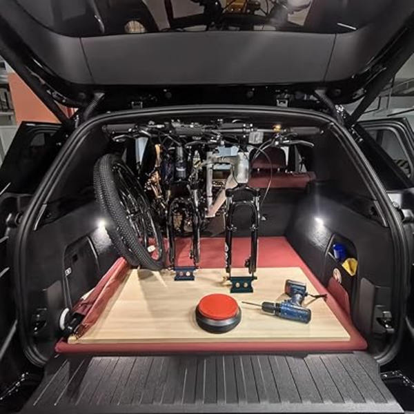 Cykelgaffelhållare, Aluminiumlegering Framgaffelhållare, Snabbfrigörande Cykelgaffel Fästfäste för Lastbil, SUV och Släpvagn