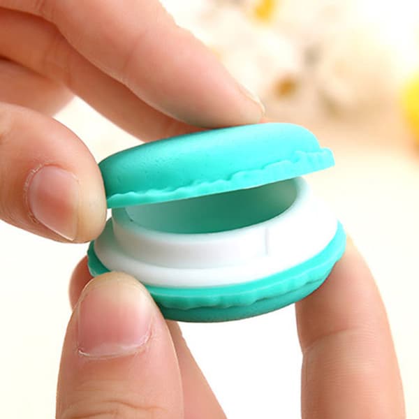 6X Mini Macaron Förvaringsbox Organizer kompatibel Smycken