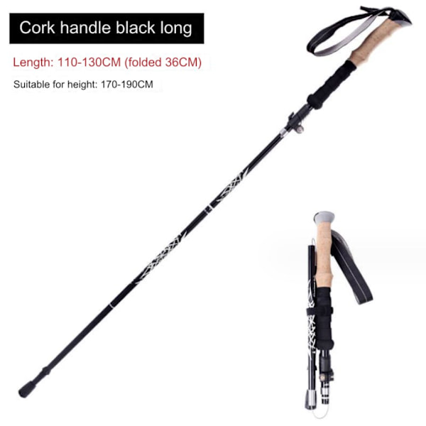 Aluminium Foldbare Trekking Stave