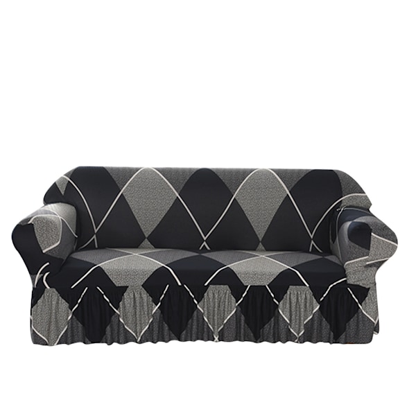 Moderne Jacquard Høj Elastisk Sofaovertræk - til Stue - til Hunde og Kæledyr (3 Personer, 190-230cm)