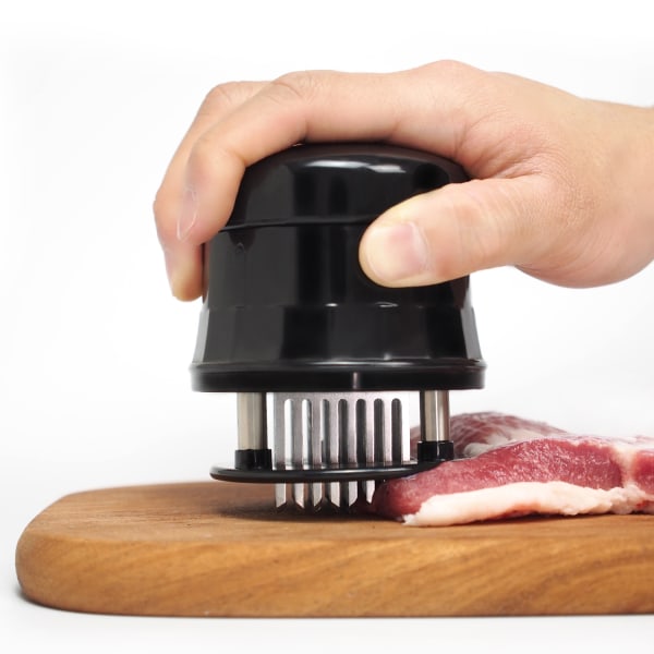 New Professional Meat Tenderizer with Stainless Steel Needle Prongs Kitchen