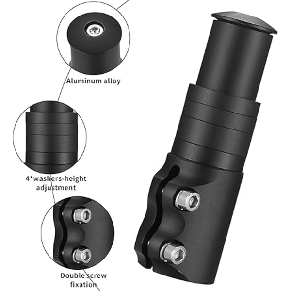 Cykelstyre Riser, MTB Cykelgaffel Förlängare Förlängare Riser Adapter