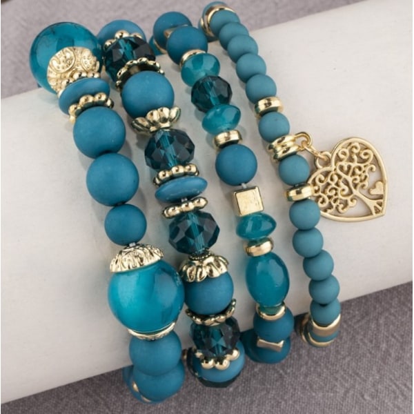 Armbånd-Fint smykkeChic Bohemian armbåndssæt
