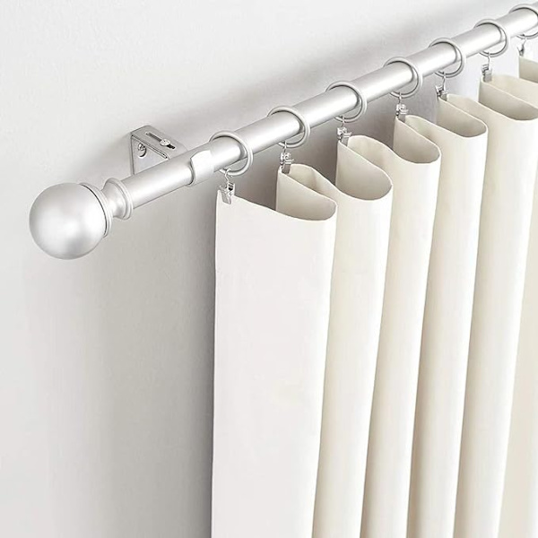 Gardinstångsfästen för justerbar, 2-pack premium stångfäste f