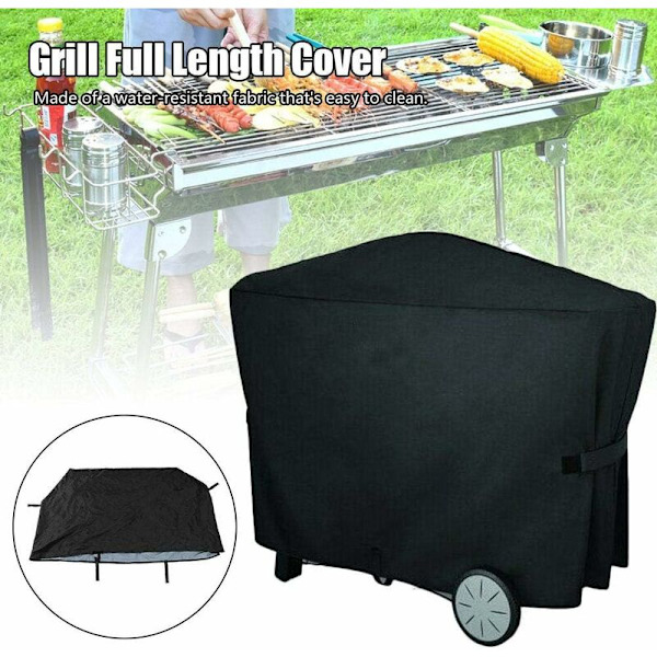 Grillin kansi suojus grilli suojukset (Weber Q 2000 ja 3000 kaasugrilliin), vedenpitävä, UV-kestävä (112,4 x 64,1 x 95,6 cm)