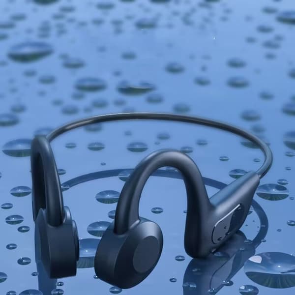 Benledning Åpen-Øre Stereo Bluetooth-Headset med Støydempende Bom