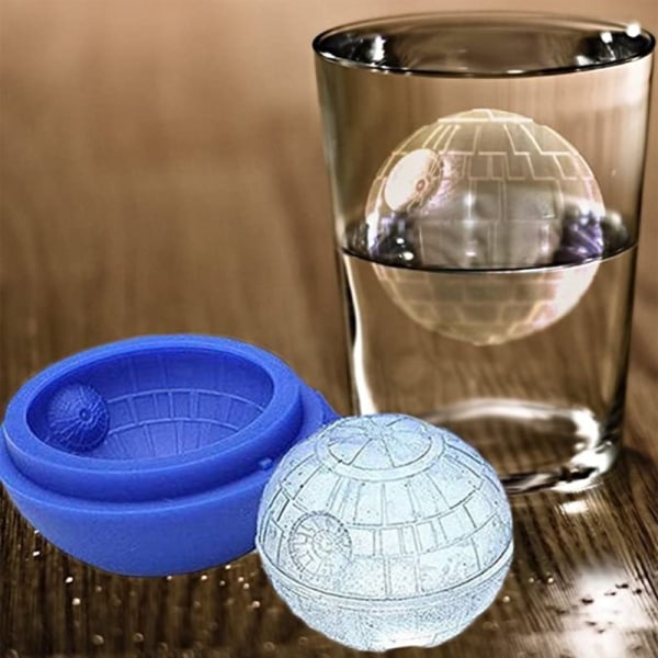 Star Wars isform i silikon, 1 isbit - Blå Blå