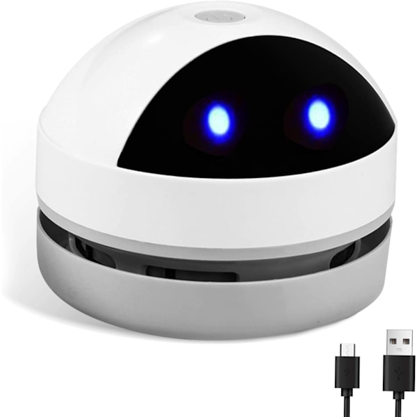 Mini pöytäimuri, pieni käsikäyttöinen imuri USB-ladattava, tehokas imuteho Pöytälangaton imuri pöydälle, työpöydälle, sohvalle