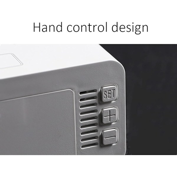 Stor LED-väckarklocka med temperatur, snooze, toppaneldesign,