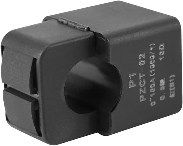 Split Core Strømtranskompatibelmer, PZCT-02 Split Core Strømtranskompatibelmer Spolesensor kompatibel 100A Energimåler