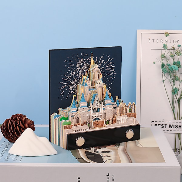 3d Notisblok 3d Kalender 2024 Sakura Treehouse Bordkalender med