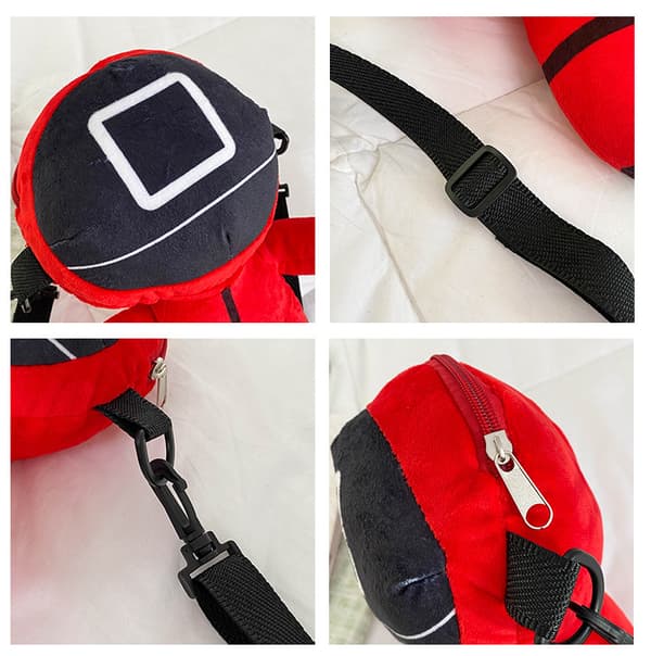 Squid Game TV-karakter messenger bag trekant