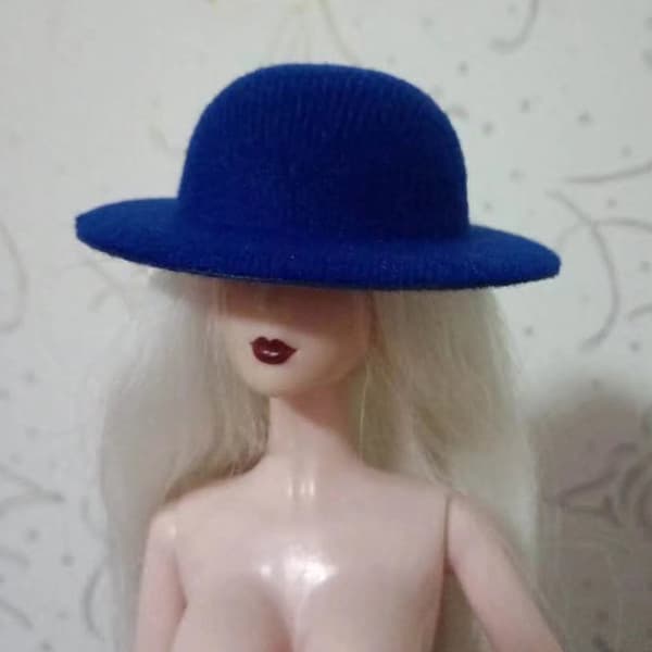 12 farver mini formelle hatte miniature dukke hatte hat til DIY håndværk hår tilbehør