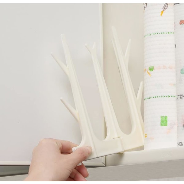 3-delt multifunksjonell PP babyflaske dryppstativ for babyflasker spener med