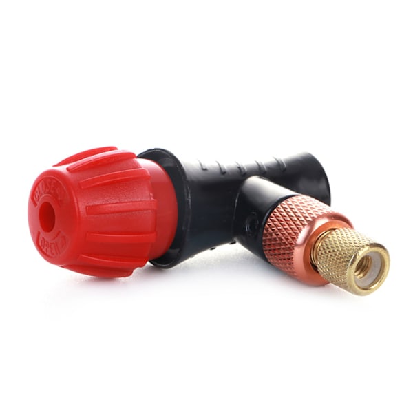 CO2-pumpe til cykel, justerbar cykelpumpe kompatibel med Presta og Schrader ventiler til mountainbikes og racercykler