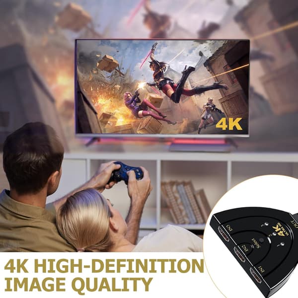 HDMI Switch 3 Ports HDMI Splitter Kabel - HDMI Kabel Switch