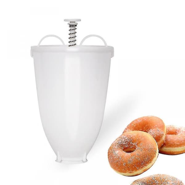 Donutform Bärbar Donutmaskin Manuell Våffeldispenser Munkmaskin Arabisk Våffel Plast Lätt Djupfritera (1st)