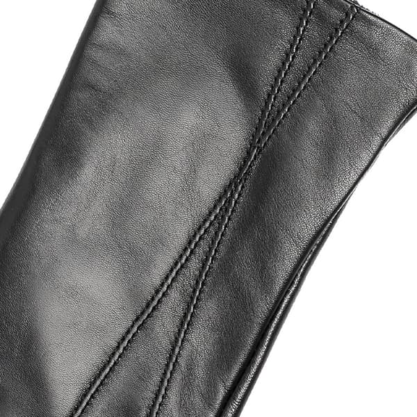 Läderhandskar Vinter Varma Svarta Handskar S 23*8.5CM