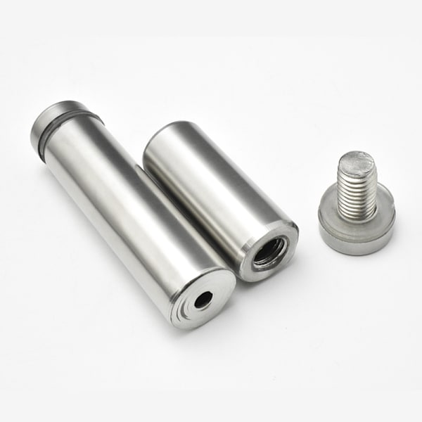 Glass Standoff, 10 stk rustfrie stålskruer, reklameglass Standoff Support Screws 20*12mm