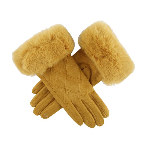 Vinterhansker for kvinner, myke skinnhansker med berøringsskjerm, elegante termiske hansker for kvinner, vindtette for utendørs