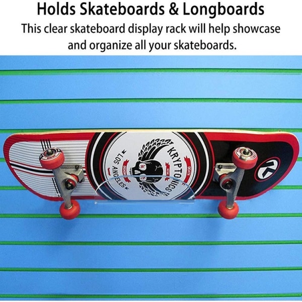 Skateboard Väggmonterad Displayställ Skateboard Hängare Väggmonterad Deck Klar