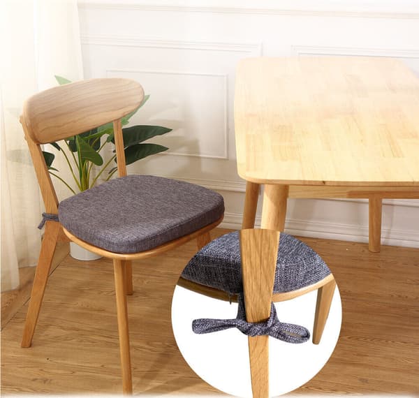 Istuinpehmuste, pestävä tuolipehmuste, jossa on solmio 43 * 41 cm, liukumaton istuin