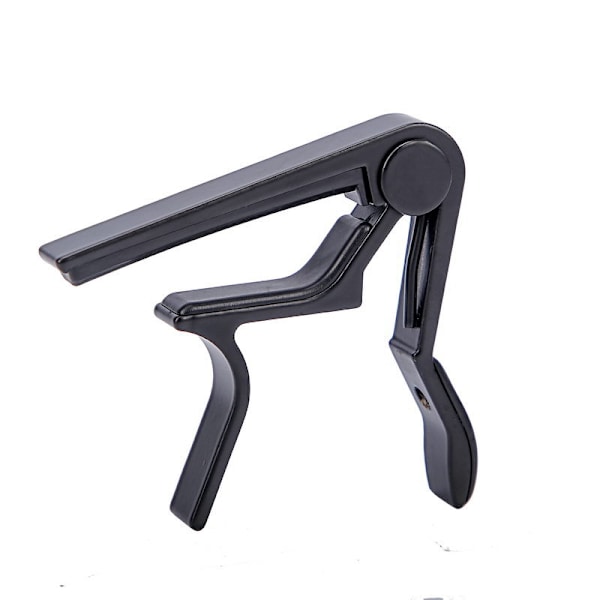 Guitar Capo Klassisk Elektrisk Folk Guitar Capo til Akustisk og Elektrisk Guitar Western Guitar Mandolin og Banjo Ukulele - Sort