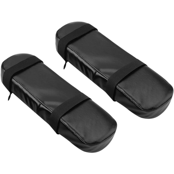 Universal Armlenestøtte i skinn for kontorstol Myk Memory Foam Albuepute
