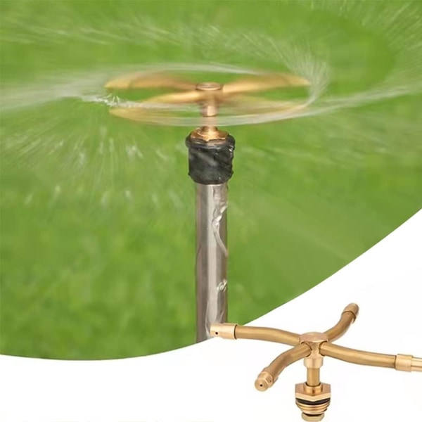 4-armet automatisk sprinkler - store områder - 360° roterende sprinkleranlegg -