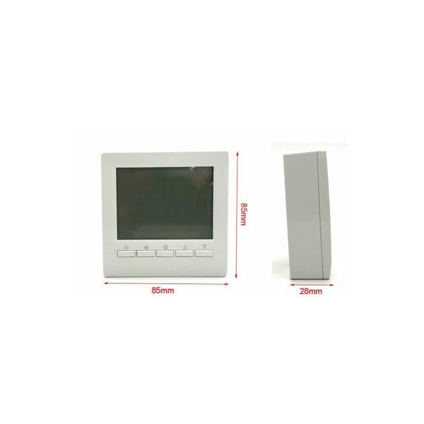 Programmering af batteridrevet smart termostat LCD-display