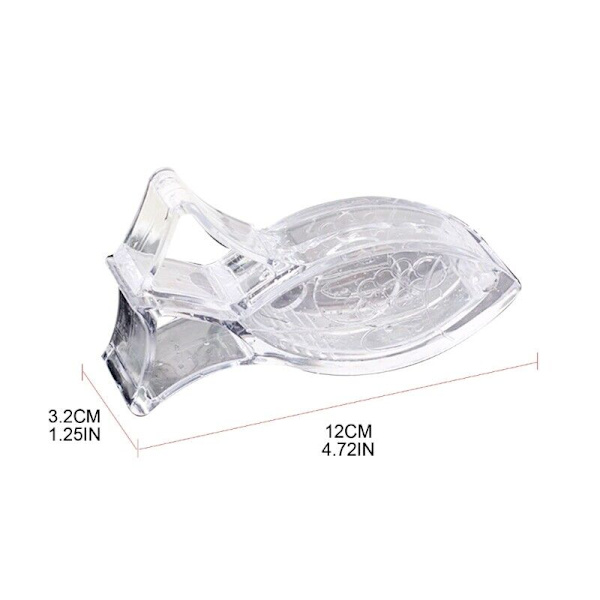 4 stk. Manuel Citruspresser, Transparent Akryl Citronpresser, Le