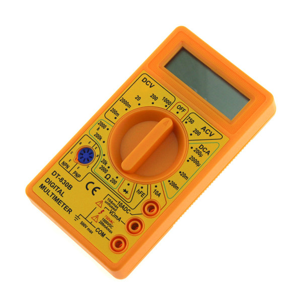 Digital multimeter med summerutgångsspänning ampere ohm testare sond dc ac