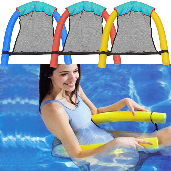 3 stk vannhengekøyestol oppblåsbar flytende svømmemadrass Pool Party T