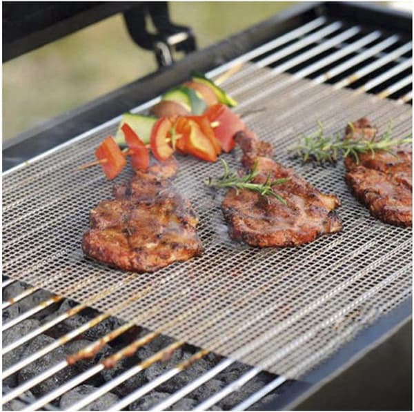 Grillplade til grill og plancha Teflon grillmåtte, non-stick madlavning