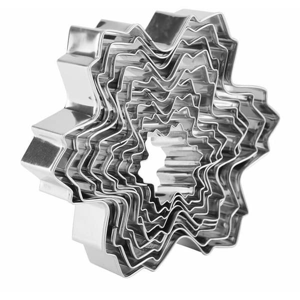 Rustfrit stålsnefnugeskærer, perfekt til jul og vinter
