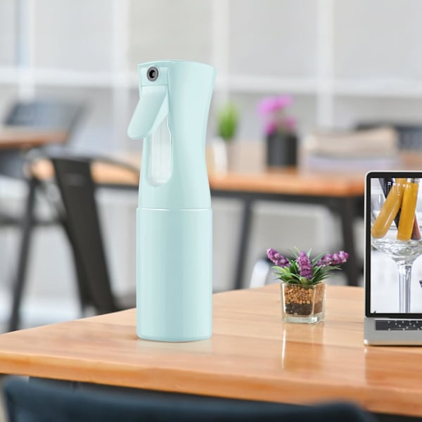 Hårsprayflaske, 200ml Påfyllbar Frisør Ansiktspray, Gjenbrukbar Tom Mist Sprayflaske, for Salong, Hagearbeid og Hudpleie, Lyseblå