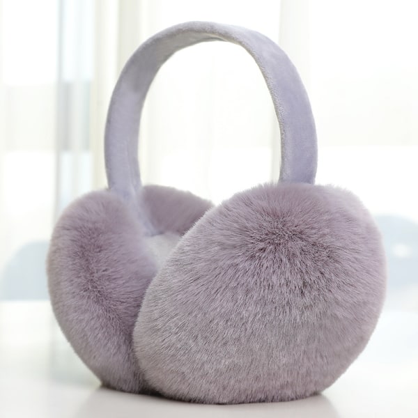 Women Winter Ear Muffs Faux Fur Warm Earmuffs Plush Ear Warmers Outdoor Ear