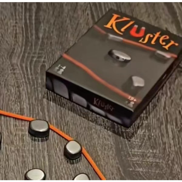 Kluster – Magnetiskt färdighetsspel – Magnetiska stenar – Festspel att spela med familj eller vänner – Från 1 till 4 spelare