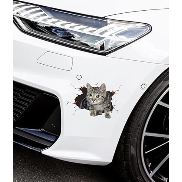 3D Bilstikker Søte Katt Stikker Dyretema Vegg Stikker Bilstikker Bilstikker Bilstikker Bilstikker Dekorasjon Personlige Stikker