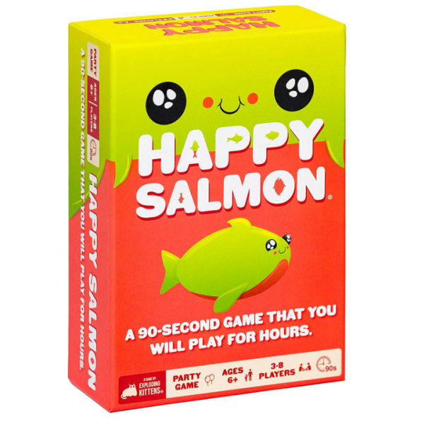 Happy Salmon - Kortspel för vuxna, tonåringar och barn - Rolig familj